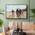 thumbnail image 7 of Vintage Landscape-CXII By Wexford Home Framed in Black Wood Gallery Wrapped Canvas 27 in. x 41 in., 7 of 7