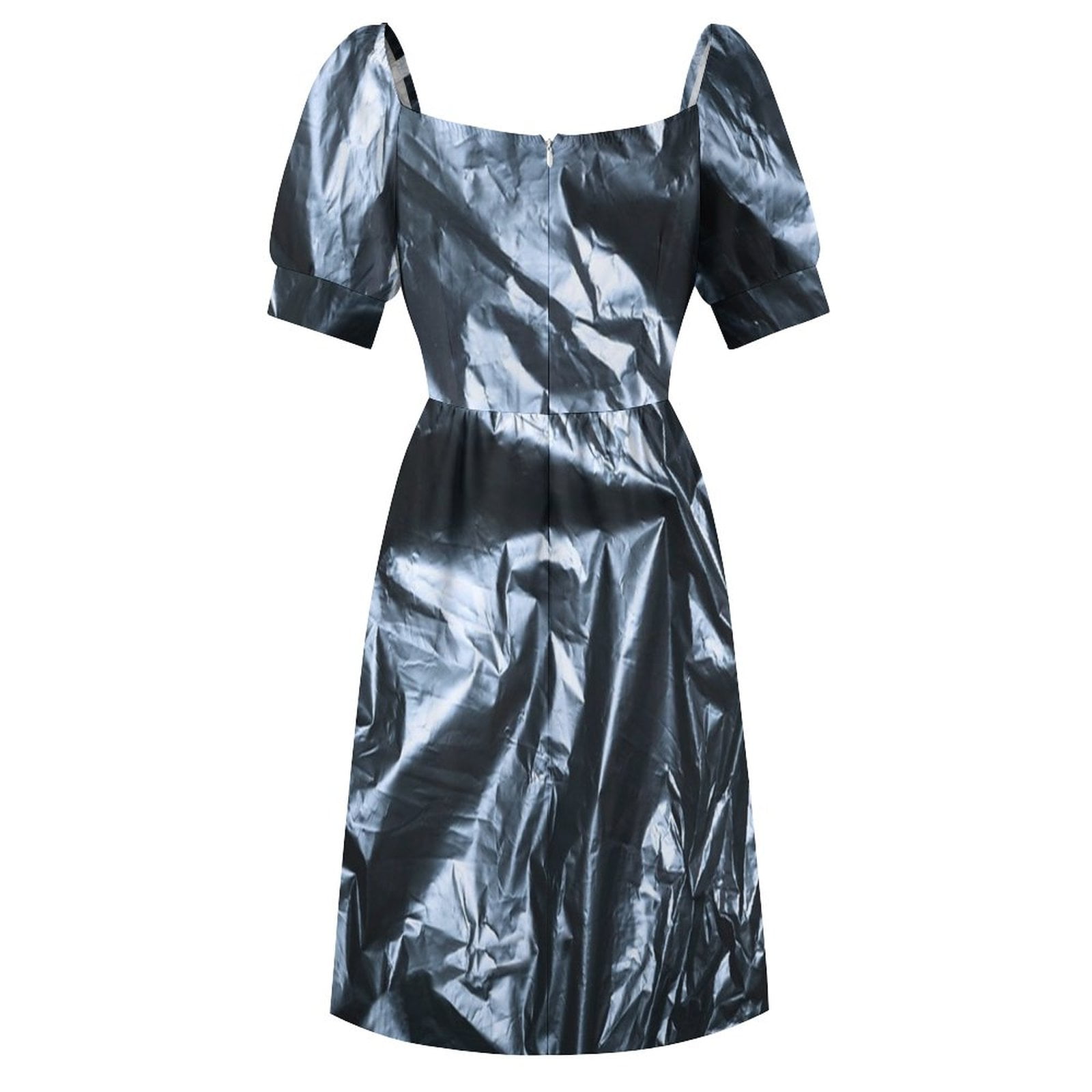 open lace back dress Vaquera Garbage Bag Bubble Dress – SOOP SOOP main image 0