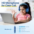 thumbnail image 3 of Auriculares EarFun Kids K1 con cable y micrófono con volumen de 85/94 dB, 3 of 8