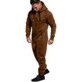 thumbnail image 2 of LAICAIW Combinaison à Capuche pour Hommes, Pyjama une Pièce à Fermeture Éclair, Combinaison de Jogging, 2 of 6