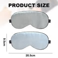 thumbnail image 2 of Imitation silk mask, double-sided shading, eye protection, sleep mask, adjustable buckle maskstyle:style3;, 2 of 4