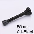 thumbnail image 2 of Tope de puerta de acero con resorte flexible, paquete de 3, 8,5 cm, negro mate, 2 of 3