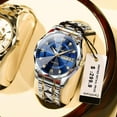 thumbnail image 6 of DOWN Top Brand Luxury Man Wristwatch Waterproof Luminous Date Week Men Watches Stainless Steel Quartz Men's Watch Male reloj, 6 of 10