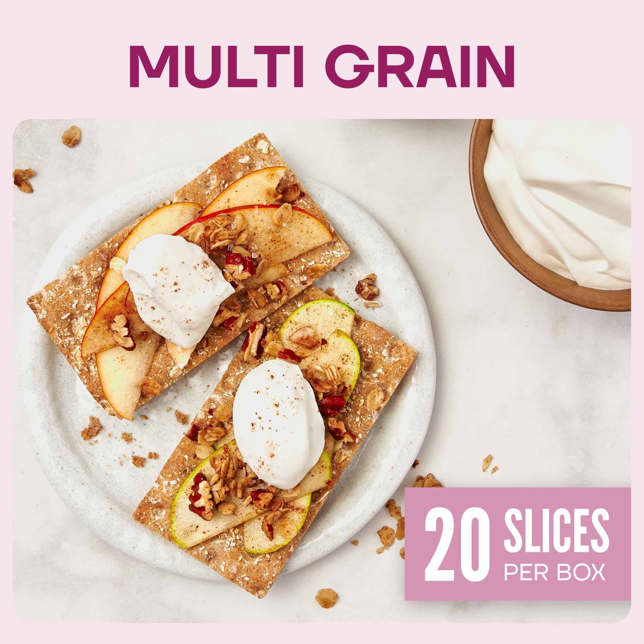 (2 pack) Wasa Multi Grain Crispbread, Multigrain Crackers, Non-GMO Ingredients, Fat Free, 9.7 oz