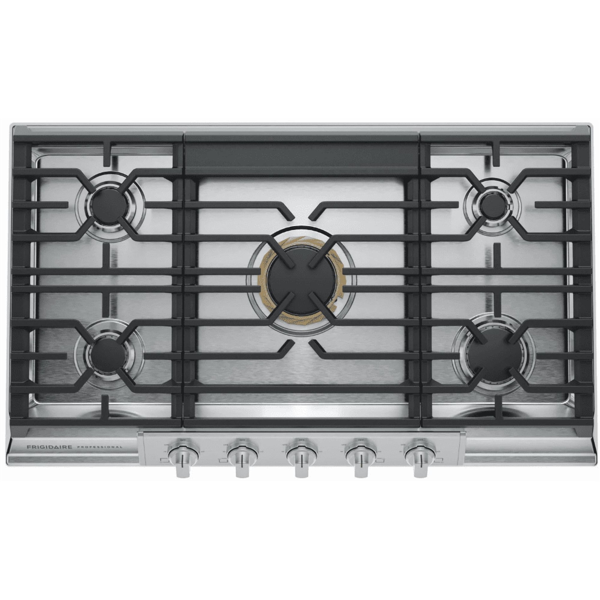 Frigidaire Pccg3680a Professional Series 36" Wide 5 Burner Natural Gas Rangetop -
