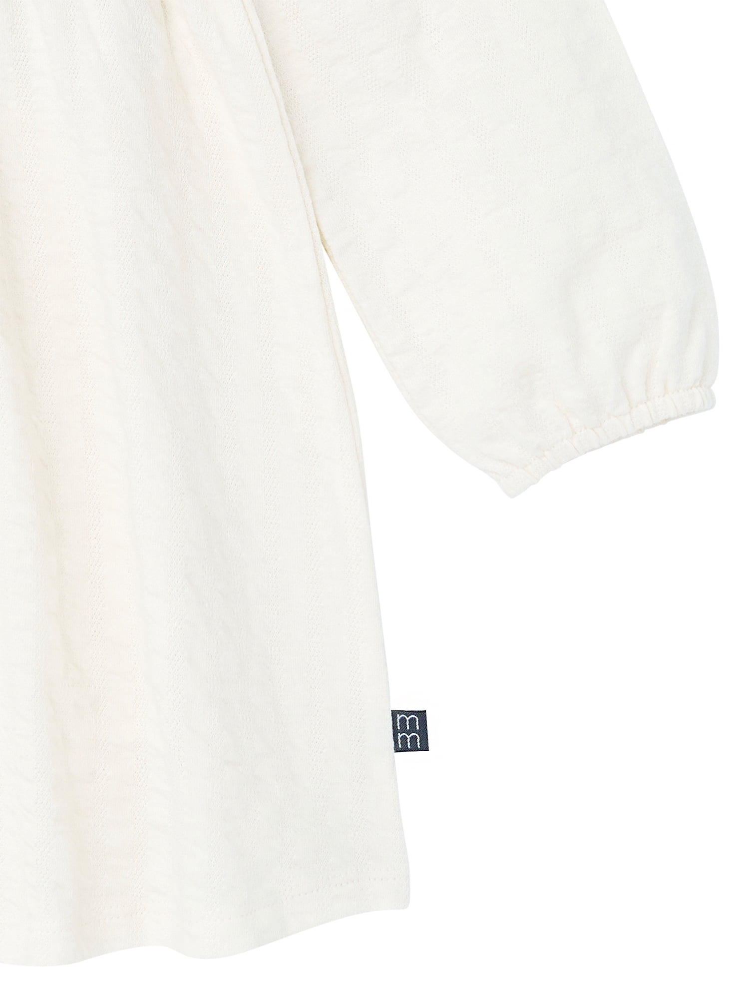 Modern Moments by Gerber Toddler Girl Ruffled Dress with Crochet Lace Detail, Sizes 12M-5T