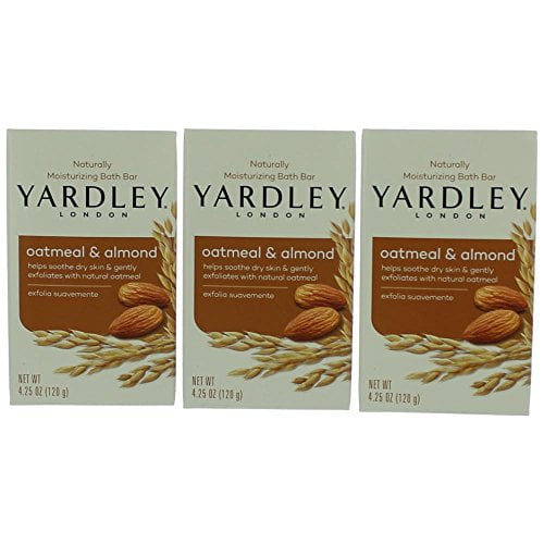 Yardley Of London, Moisturizing Soap Natural Oatmeal And Almond 4 Ea
