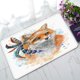 thumbnail image 1 of Felpudo ABPHQTO Zorro Rojo Azul Gemas Plumas 40x60 cm, 1 of 1