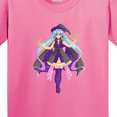 thumbnail image 4 of Inktastic Beautiful Purple Anime Witch Youth T-Shirt, 4 of 5