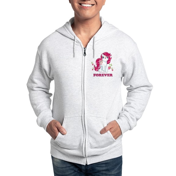 CafePress - My Little Pony Retro Sugarberry Forever Zip Hoodie - Zip Hoodie, Classic Hooded Sweatshirt with Metal Zipper
