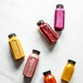 thumbnail image 6 of Green Direct 8oz Clear Plastic Reusable Juice Bottles with Caps | Empty Water Bottles for Juicing, Smoothies, Shakes | BPA-Free, Durable & Leakproof | Pack of 35, 6 of 7