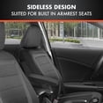 thumbnail image 5 of carXS FreshMesh Car Seat Covers Full Set with Charcoal Gray Accent Front and Back Seat Cover Set with Modern Sideless Design, Universal Fit for Car Truck Van and SUVs, 5 of 10