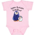 thumbnail image 3 of Inktastic Happy Birthday, Grandma- Cute Penguins Boys or Girls Baby Bodysuit, 3 of 5