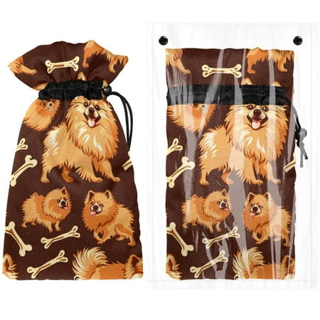 

Josid Dog Pattern Reusable Outdoor Faucet Insulation Covers Waterproof and Freeze-Resistant Spigot Protector Bags 2 Pack 11 x 6.9