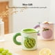 thumbnail image 4 of Inteprter Taza de cerámica Café Té Agua Tazas creativas Fruta Avena Taza Mango Porcelana Restaurante Suministros de oficina Regalo Mostrada Uva Inteprter HA080833-01, 4 of 6