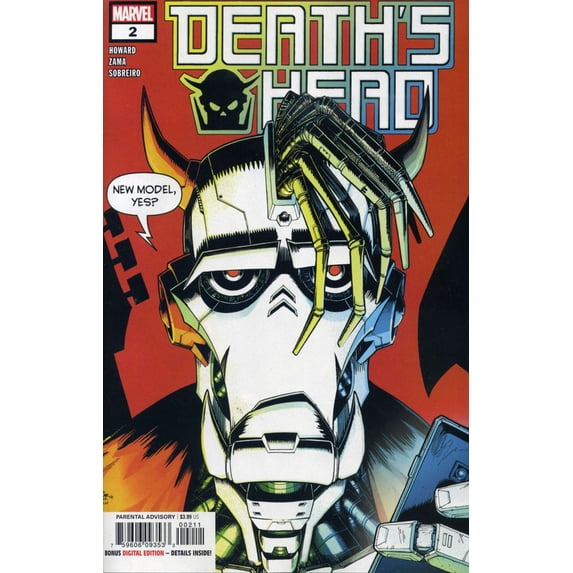 Death's Head (2nd Series) #2 VF ; Marvel Comic Book