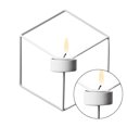 thumbnail image 4 of Candelabro geométrico 3D con candelero de pared de metal para decoración del hogar del banquete de boda, blanco Advancent JJ16164-02, 4 of 6