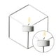 thumbnail image 4 of Candelabro geométrico 3D con candelero de pared de metal para decoración del hogar del banquete de boda, blanco Speravity JJ16164-02, 4 of 6