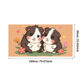 thumbnail image 3 of Adorable Guinea Pig Design Banner Backdrop Valentine's Day Party Decorations Background Photography Props Party Supplies Decor Happy Event Celebrations, 3 of 7