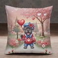 thumbnail image 2 of Happy Valentine’s Day Adorable Cane Corso Puppy Holding Heart Balloon Pillowcase Double Sided Italian Mastiff Dog Lover Gifts Idea Pillow Case Covers - 00030, 2 of 3