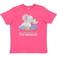 thumbnail image 3 of Inktastic My Great Grandma Loves Me to the Moon and Back Elephant Youth T-Shirt, 3 of 5