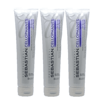 SEBASTIAN Cellophanes Color Revitalizer Ice Blonde 10.1oz x 3PCS
