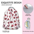 thumbnail image 4 of Waterproof School Backpack for s - Cute Ladybug Print Ergonomic Student Backpack with Spinal Support, Breathable Straps & Organized Storage (Red Polka Dot), 4 of 5
