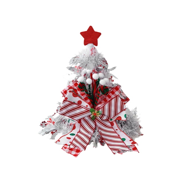 Colorful Christmas Santa Hat, Red & White Festive Cap, Tree Topper Or Party Wear, Soft Plush, For Kids & Adults