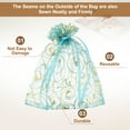 thumbnail image 4 of Uxcell Organza Bags, Candy Bags Mesh Bag with Drawstring for Party Favor and Gifts Lake Blue 3.94 in, 4 of 7