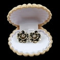 thumbnail image 2 of Farfi Cute Sea Shell Earring Ring Necklace Display Storage Organizer Gift Jewelry Box (Yellow), 2 of 5