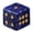 Blue, variant on KGJQ Natural Hand Carved Stone Dice, Mini Healing Faux Crystal Dice, 6-Sided Golden Dots Dice for Tabletop Board Game, Casino Game