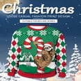 thumbnail image 4 of Ugly Noël Chandail en Molleton Hommes Femmes Col Rond Chandail en Molleton, 4 of 4