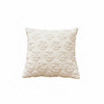 Gaiwos Easter Pillow Covers, 3D Egg Embroidered Holiday Accent Pillowcases, Soft Fuzzy Spring Pillow Covers, Easter Home Decorations for Sofa, Bedroom & Nursery, 18 * 18 inch