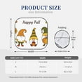 thumbnail image 2 of KLL Happy Fall Windshield Sun Shade 2-Piece Foldable Car Front Window Sunshade for Most Sedans SUV Truck- Small, 2 of 5