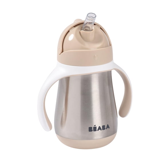 Vaso entrenador Béaba de acero inoxidable aislado 250 ml