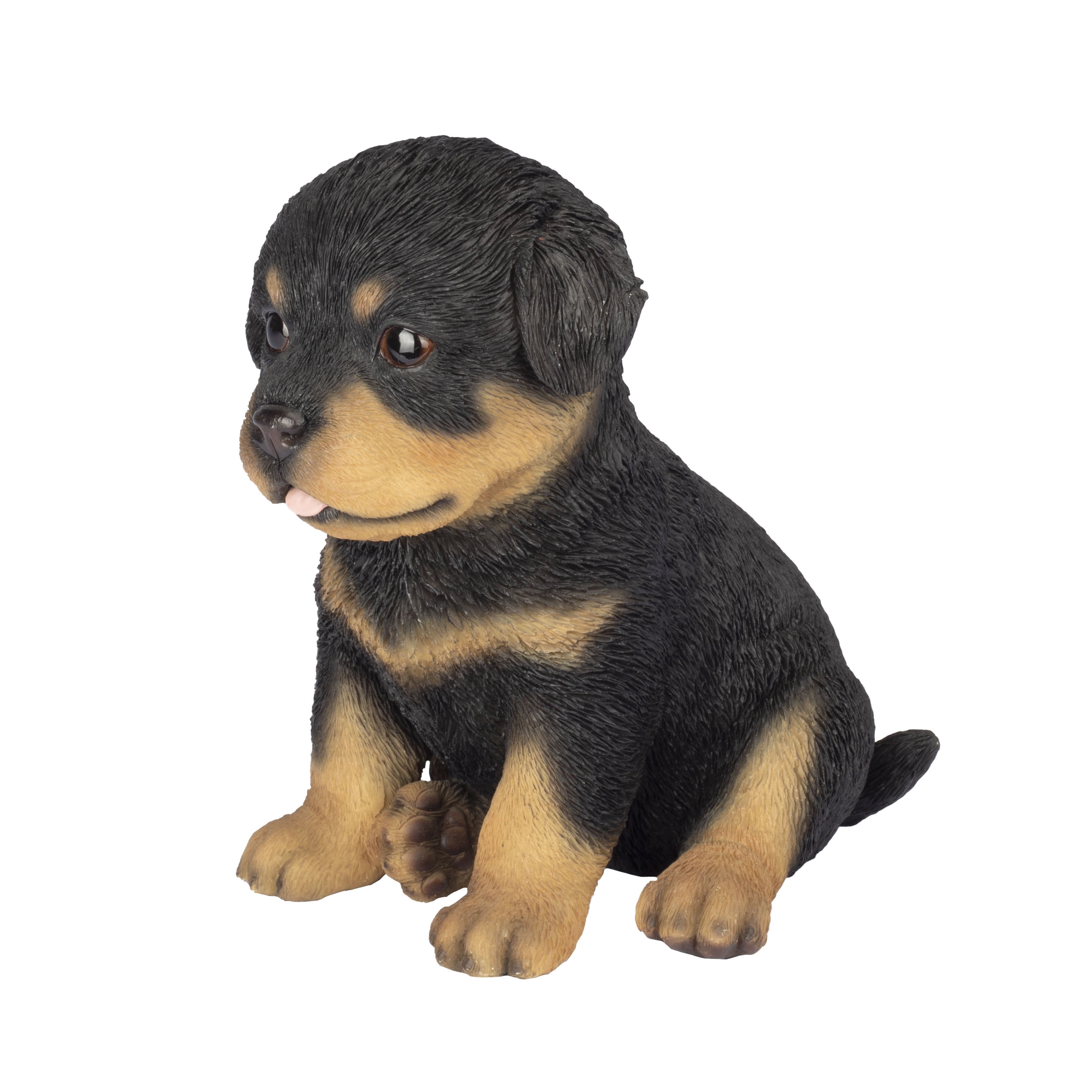 SOREAL Brown Rottweiler | Handpainted Decorative Puppy Statue for Home & Garden Decor | Premium Polyresin Dog Statue | Gift for Dog Lovers | Weather-Resistant Indoor/Outdoor Decor