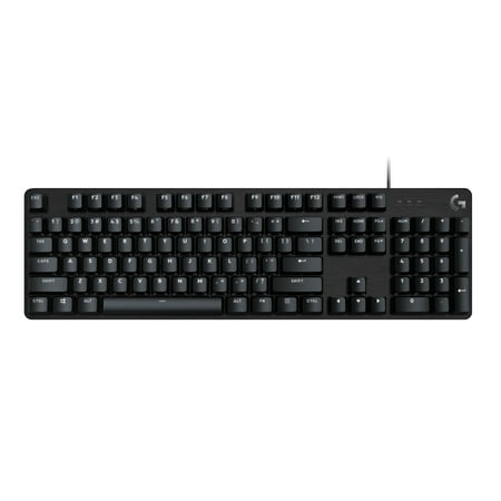 UPC: 0097855168825 | Logitech G413 SE Full-Size Corded Gaming Keyboard PBT Keycaps Tactile Mechanical Switches Black Aluminum
