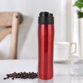 thumbnail image 3 of Portable Pressure Filter Stainless Steel Coffee Maker Red, 3 of 8