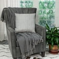 thumbnail image 6 of Parkland Collection Mudra Grey Throw Pillow Cover, 6 of 10