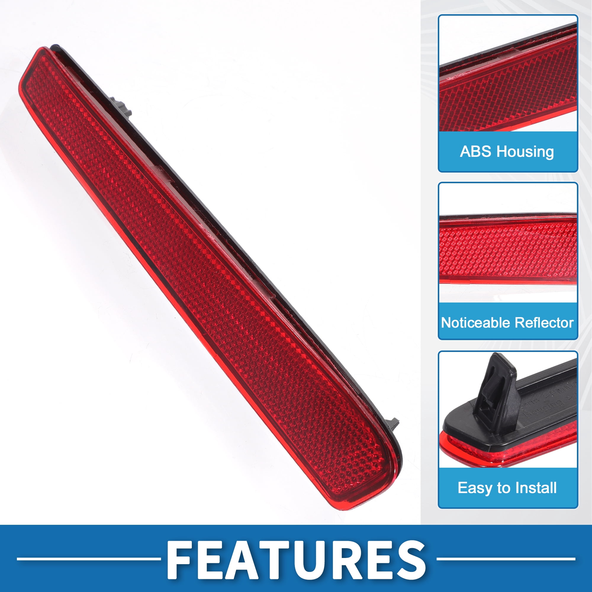 Unique Bargains Rear Left Bumper Reflector No.8192012120 for Toyota Corolla 2020-2023