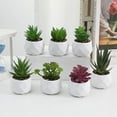 thumbnail image 2 of Nvzi-a 3pcs Simulation Plant Potted Plant Small Fake Potted Plants Mini Artificial Desk Plants for Indoor Farmhouse Office Table Shelf Bathroom Decor（A70）, 2 of 5
