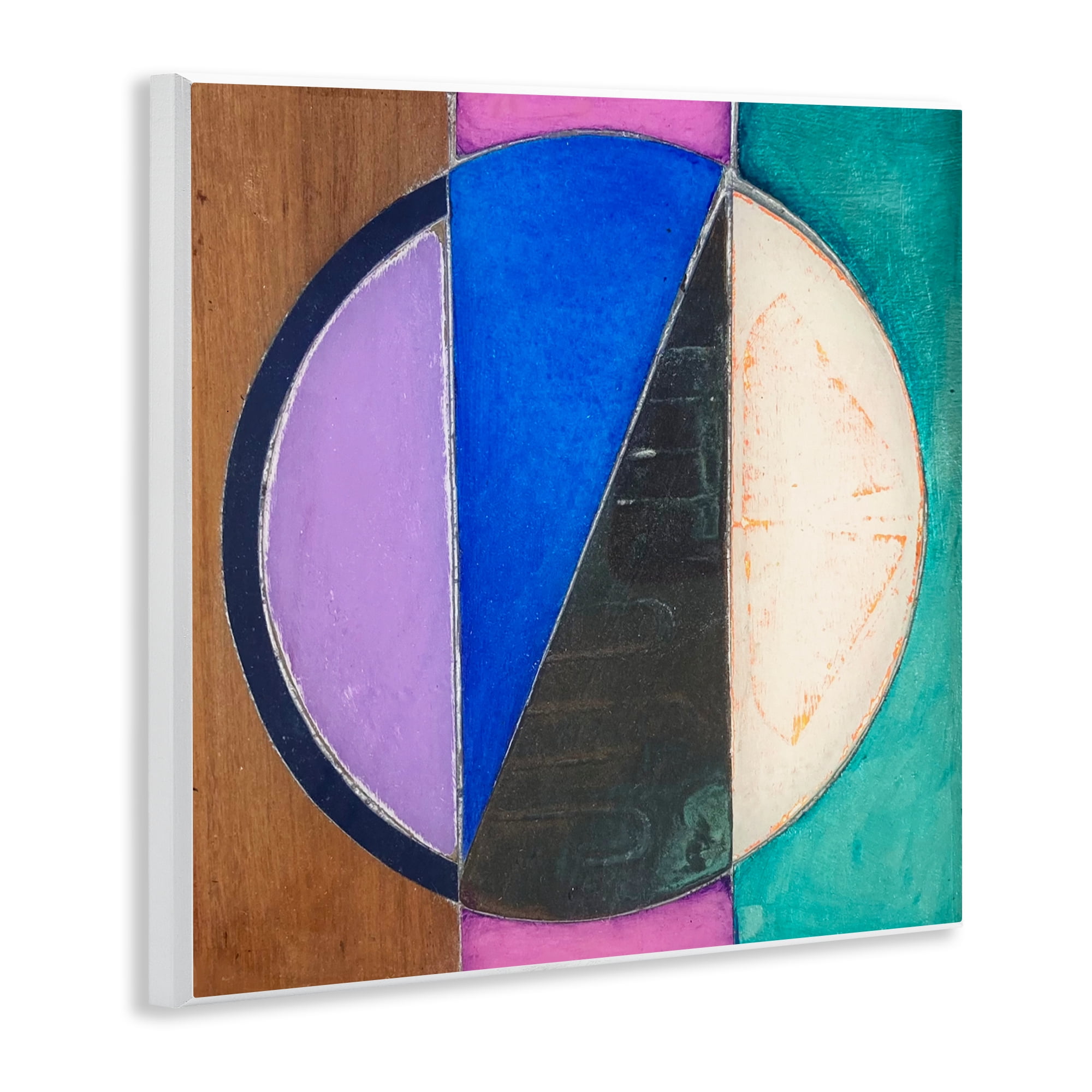 Stupell Industries Split Symmetry Circle Wall Plaque Art, design by Matthew Finger