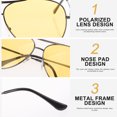 thumbnail image 3 of COMPUKAS Back to Glare Glasses Night Driving Sunglasses Sunlight Protection 1Set, 3 of 7