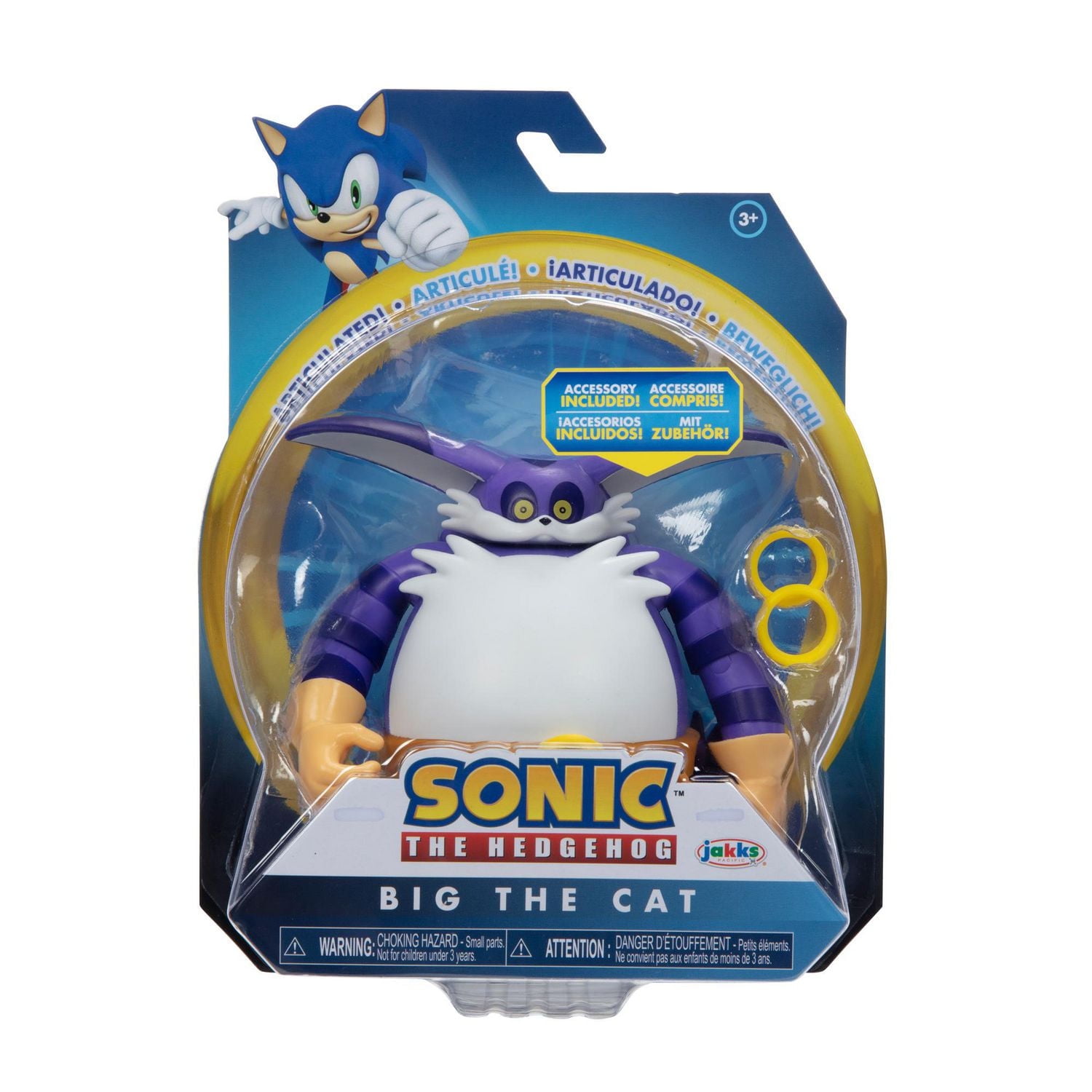 Sonic 4 Inch Figure - Big the Cat