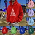 thumbnail image 5 of Letdown Vintage Merry Christmas Fashioned Christmas Sweatshirt for Men, Long Sleeve Lightweight Casual Crewneck Pullover Holiday Pullover 2025 Novelty Sweatshirt (Pink-03,L), 5 of 5