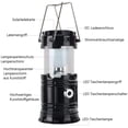 thumbnail image 2 of DAMAIE Outdoor Solar LED Camping Lantern and USB Flashlight, suitable for emergencies, storms, blackouts, portable outdoor lanterns, 2 of 5