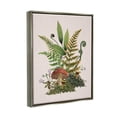 thumbnail image 3 of Cottage Mushroom Woodland Plants Botanical & Floral Graphic Art Luster Gray Framed Art Print Wall Art, 3 of 6