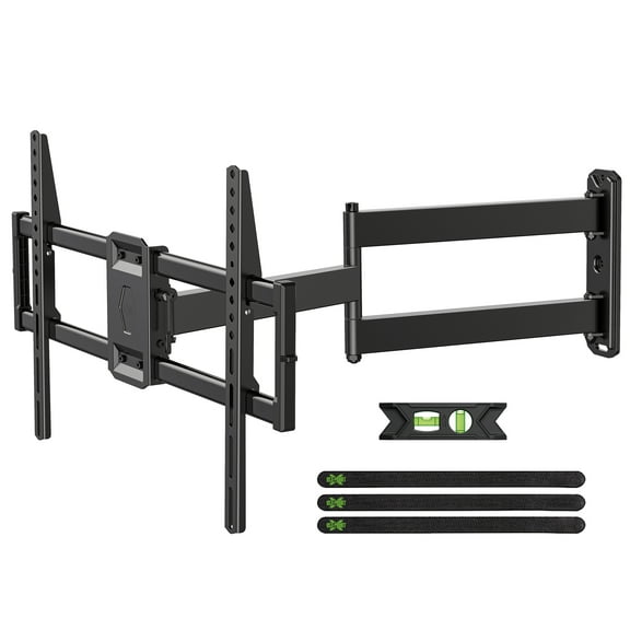 USX MOUNT Corner TV Wall Mount Long Arm TV Mount Bracket for 32-75 inch TVs-Full Motion TV Mount with 32.37” Extension & Swivel Articulating Arm & Tilt, Max VESA 600x400mm, Holds up to 100 lbs