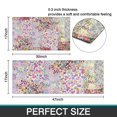 thumbnail image 7 of Pioneer Flower Floral Print Pattern Kitchen Rugs Sets Of 2,Anti Fatigue Kitchen Mat Rugs Non Slip Washable,Decorative Kitchen Floor Mats for Kitchen,Sink,Laundry,17"x30"+17"x47", 7 of 7