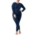 thumbnail image 4 of Fruit of the Loom Women's and Women's Plus Long Underwear Thermal Waffle Top and Bottom Set, 4 of 12